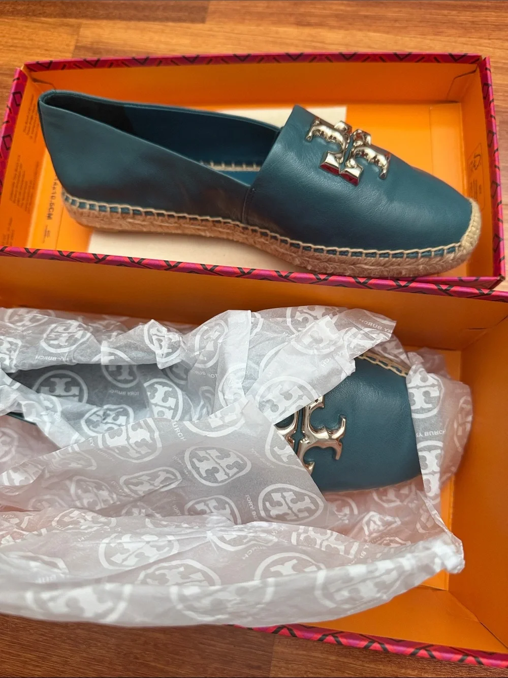Tory Burch leather espadrille